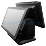 Монитор 15“ OL для P10, встраиваемый черный, VGA, безрамочный, original stand (W7)